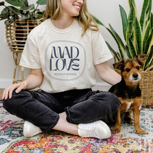 Comfort Colors Mockup | C1717 Mockup | Comfort Colors Tshirt Mockup | Comfort Colors C1717 Ivory Mockup | Comfort Colors