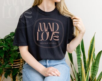 Comfort Colors Mockup | C1717 Mockup | Comfort Colors Tshirt Mockup | Comfort Colors C1717 Black Mockup | Comfort Colors C1717 Black