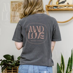 Comfort Colors Mockup | C1717 Mockup | Comfort Colors Tshirt Mockup | Comfort Colors C1717 Pepper Mockup | Comfort Colors
