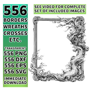 Decorative Elements SVG, Frames svg, Flourishes SVG, Swirls SVG, Text Frame Svg, Decorative Borders Svg, Text decoration svg, dxf