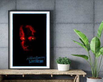 The Invisible Man 1933 Art Print, H. G. Wells Science Fiction Art, Science Fiction Wall Art, Invisible Man Poster, Wall Decor,
