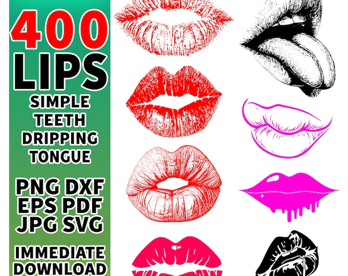 Lips Svg, Kiss Svg, Biting Lips Svg, Lips Clipart, Lips Sihlo - Etsy Canada