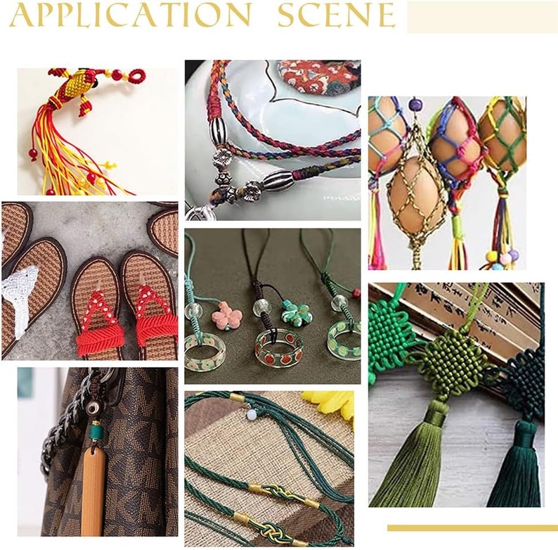 100 Yards 0.8mm Nylon Beading String Wind Chime Cord Replacement N Etsy