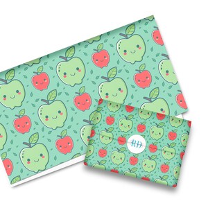 Carta da regalo Kawaii a tema Apple, carta da regalo