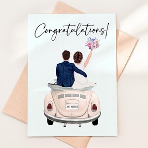 Cartão de felicitações de casamento para download em PDF, cartão de felicitações para recém-casados para impressão, cartão de felicitações para presente de casamento, cartão de casamento para noivos, 25