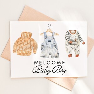 Download de cartão de boas-vindas para bebê, modelo de cartão de felicitações para chá de bebê de parabéns, novo cartão de parabéns para bebê para impressão, 08