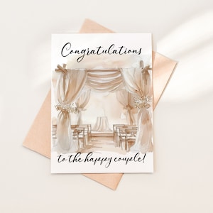 Felicitaciones a la descarga de tarjetas de pareja feliz, plantilla de tarjeta de felicitaciones imprimible, descarga de tarjetas de boda PDF, felicitaciones de boda 21-1