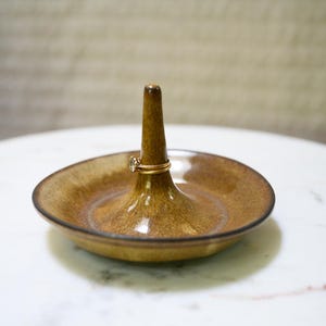 Handmade Ceramic ring holder, jewelry dish