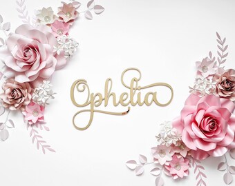 Große Papierblume Wand Dekoration