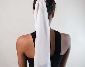 Hair towel made of cotton silk to tie yourself | Cotton Silk Scarf | Sustainable from Germany | Silk scarf summer look | CURLY'N'COVERED