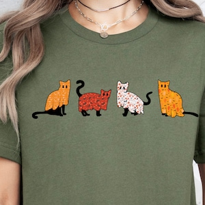 Halloween Black Cat, Сute Ghost Cat Shirt, Black Cat Shirt, Cat Lover Shirt, Ghost Cat t-shirt, Funny Ghost Cat Shirt, Spooky Season Shirt