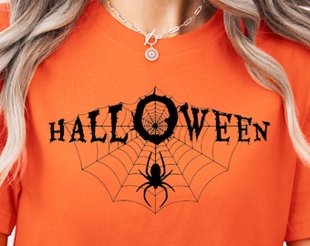 Spider Shirt, Halloween Spider Shirt, Halloween Shirt, Spooky Season Shirt, Spider Lover Shirt, Halloween Gift, Family Spider Shirt