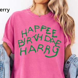 Personalized Happee Birthdae Harry Comfort Colors Shirt - Wizard School