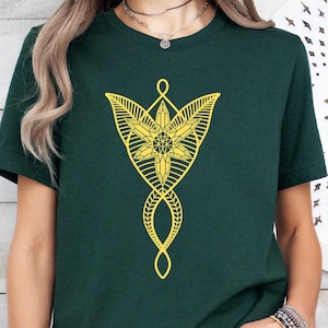 Camiseta de fan de Lands of Myth & Magic, regalo para él, regalo para ella, unisex, para mujer, amante de los libros, fan de libros de fantasía, lector de fantasía