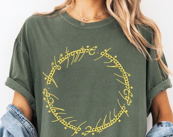 Tolkien Comfort Colors Unisex Shirt  Gifts Cottage Core Shirt Gift Nerdy Gifts for Book Lovers Fantasy Gifts