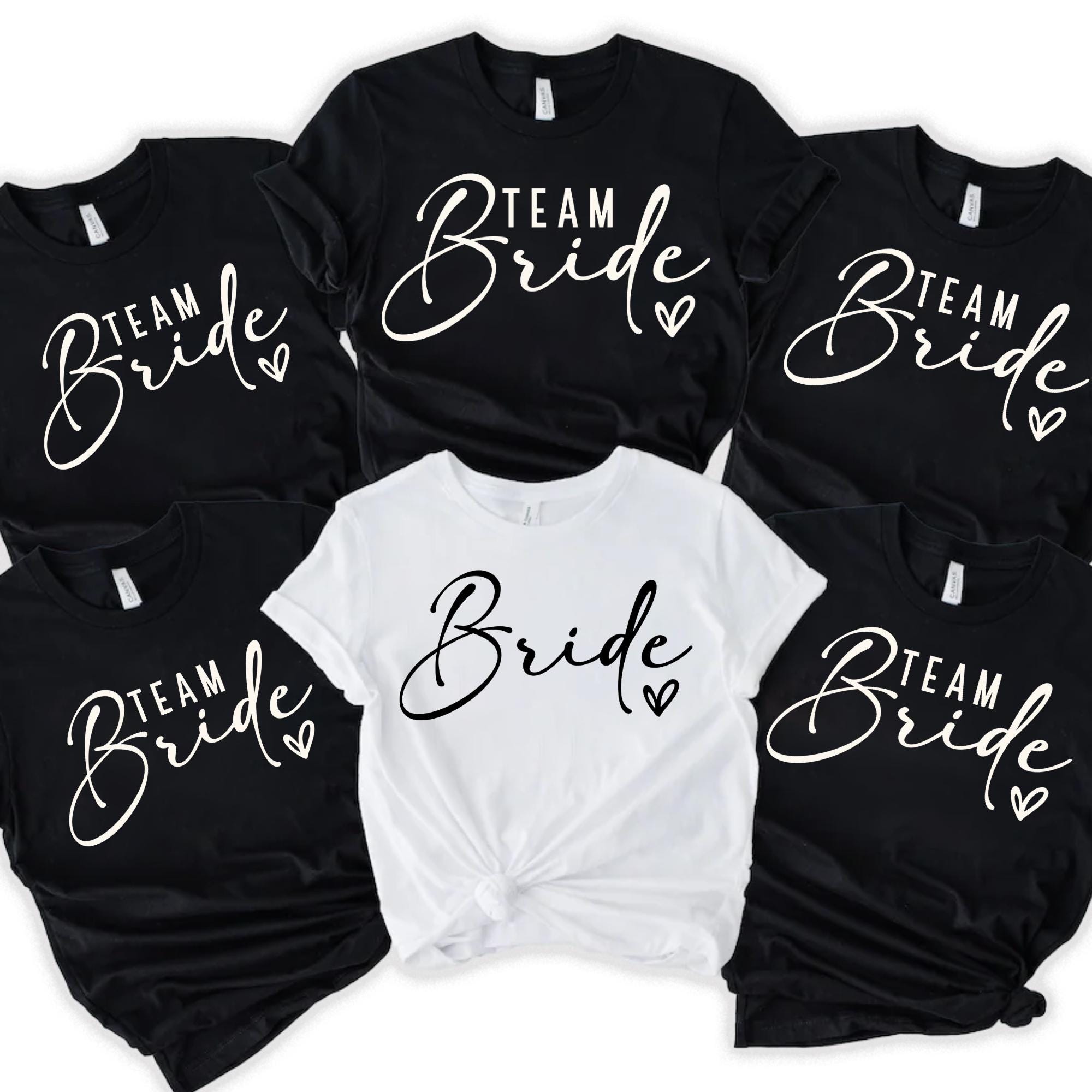 Bride T-Shirt, Team Bride Shirts, Bachelorette Party Tees, Matching Bridal Party Shirts, Wedding Group Tops, Bride Squad Gift Tee