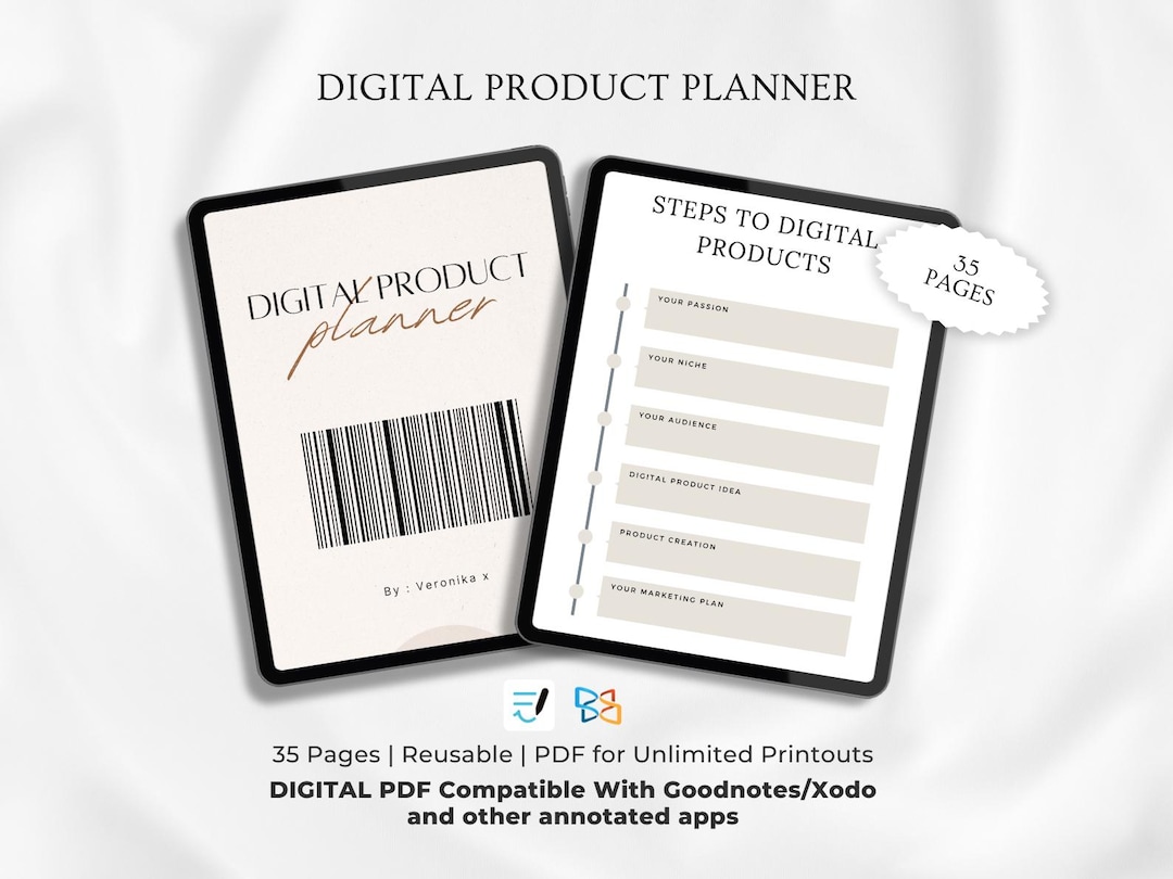 Digital Product Planner | Printable Business and Launch Planner ...
