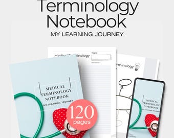 Digital Medical Terminology Study Guide: Nursing School Notes (PDF File)