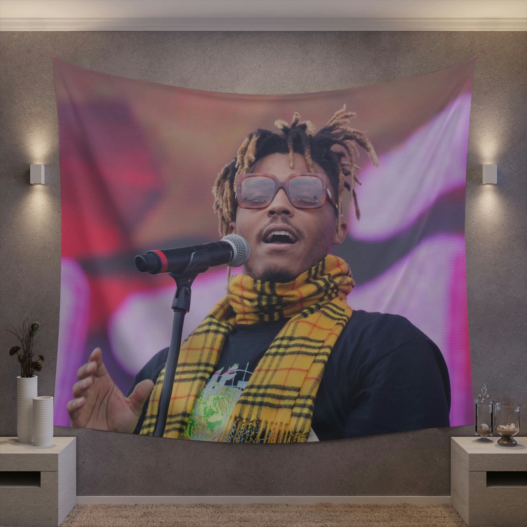 Juice WRLD Wall Tapestry Poster Print Hanging wall Decor Etsy