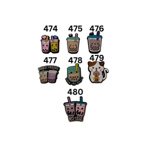 BOBA Croc Charms BOBA Drink Croc Charms Trending Croc Charms Popular Shoe Charms Shoe Charms