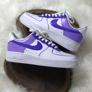 Matte purple outlet haze air forces