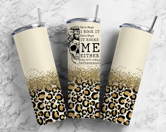 Leopard Rocking Motherhood Tumbler