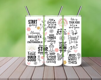 Positive Affirmations Tumbler