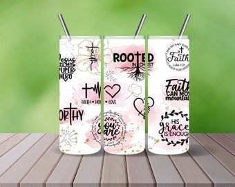 Faith Affirmations Tumbler