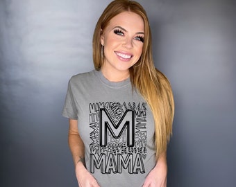 chemise collage maman
