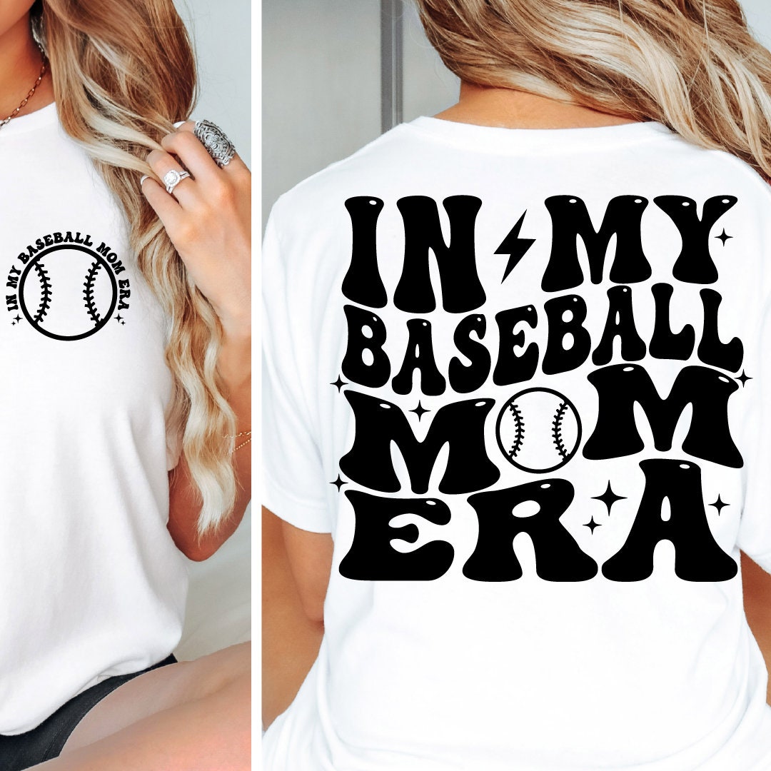 In My Baseball Mom Era SVG PNG Baseball Mom SVG Baseball - Etsy