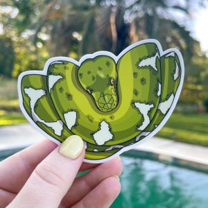 Boa Sticker | Emerald Tree Boa Sticker