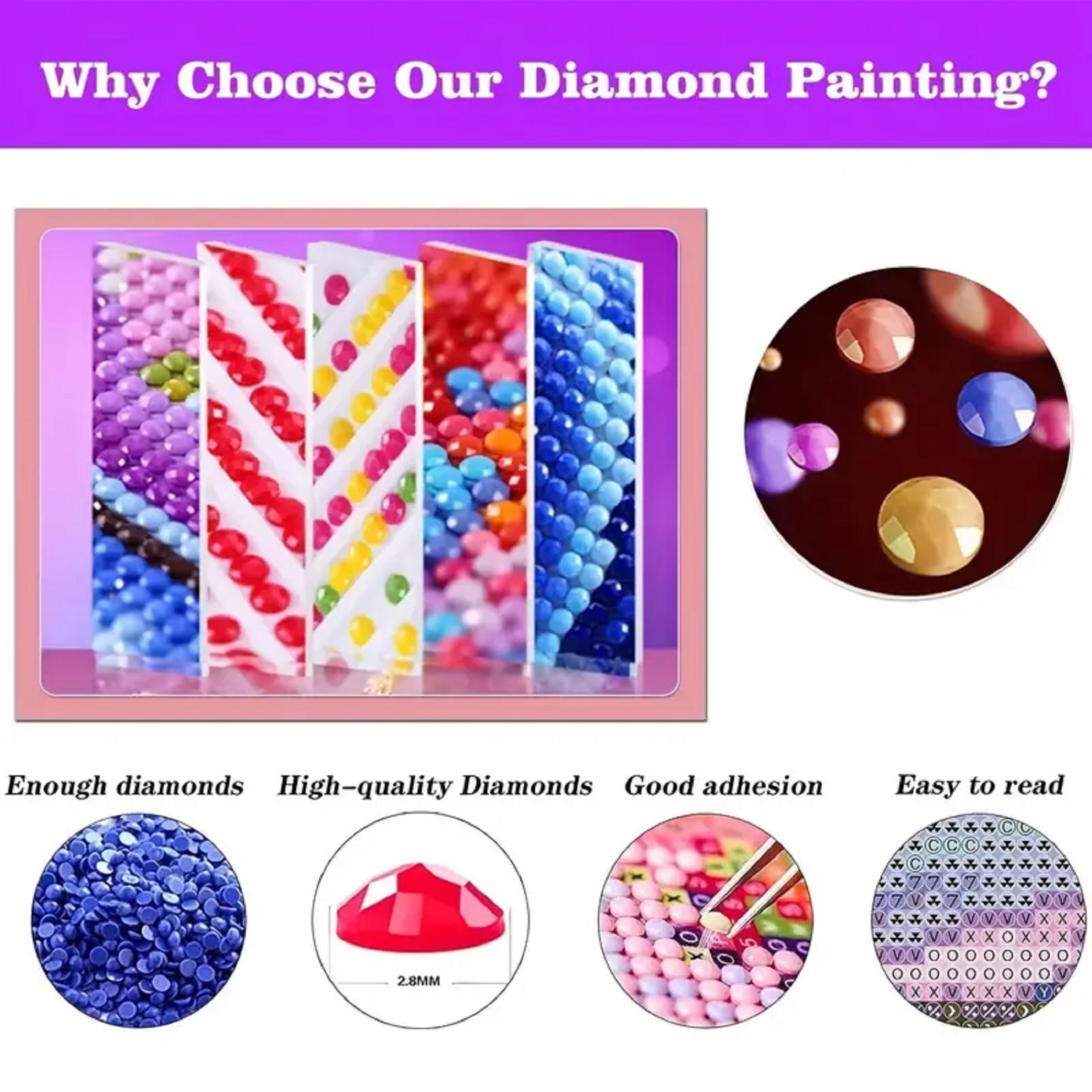 1pc Diamond Painting Sealer Kit,Diamond Painting Glue For Diamond Painting  Sets, Diamond Art Glue Is Used To Protect Diamond Paintings,Permanent Spark