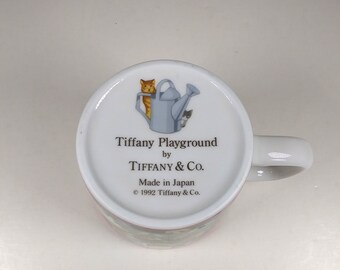 Tiffany Playground 3-piece China Set Bowl Cup & Plate for Baby