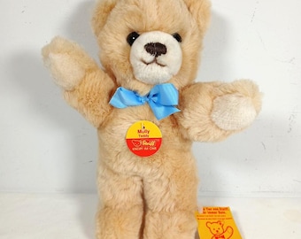 Vintage Steiff Molly Teddy Bear Caramel Stuffed Animal Germany