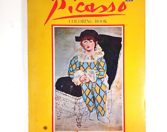 Das Picasso Malbuch - Nicht verwendet - 1966 - Joseph Solman Line Zeichnungen - Crown Verlage