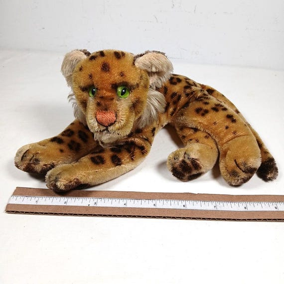 Vintage Steiff Lying Leopard Ozelott 9