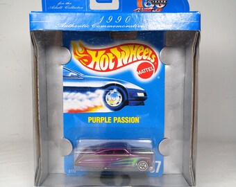 Hot Wheels #87 Custom 1950 Mercury Lead Sled Purple Passion Flames