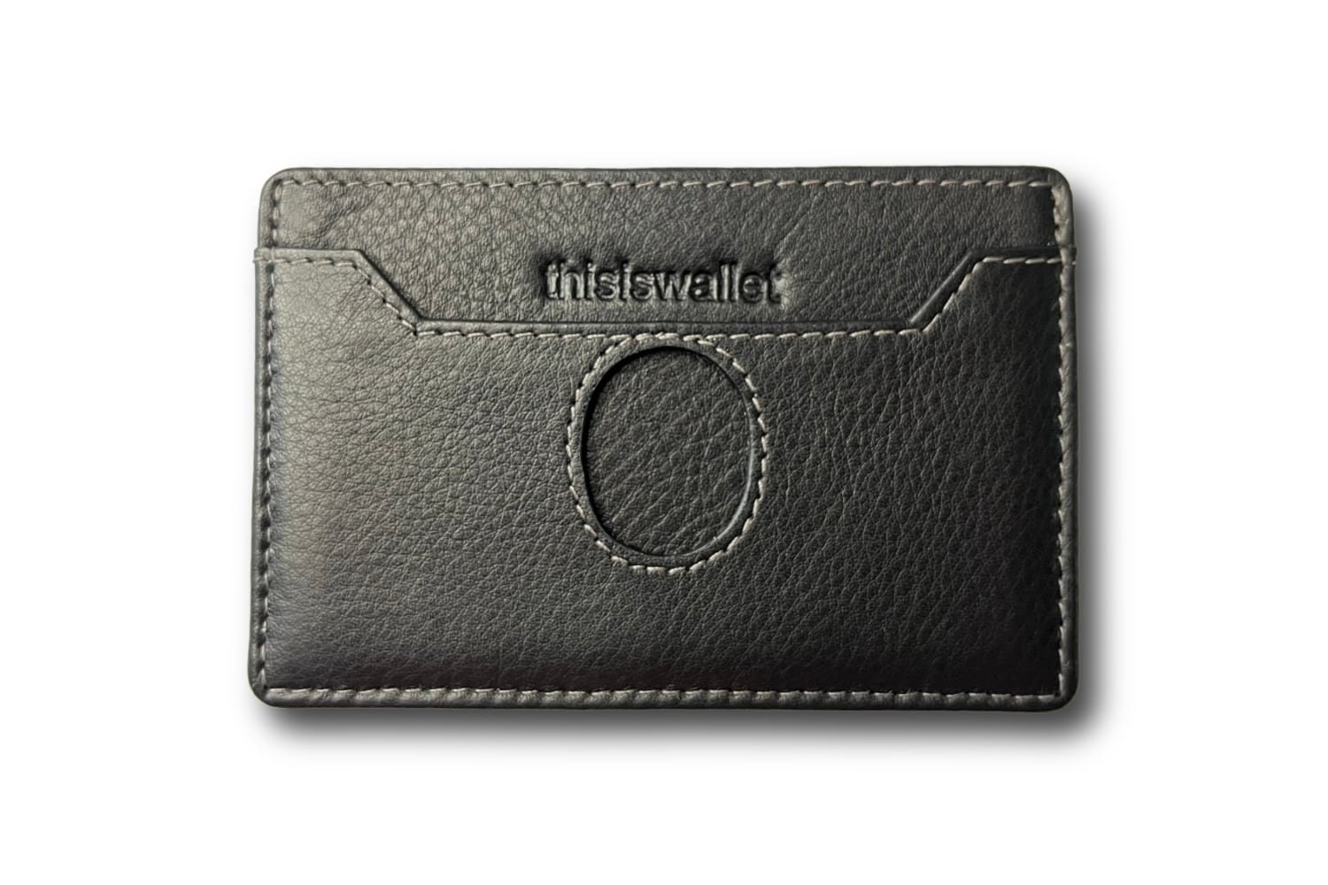 2 Card Smallest Wallet for Men Women Genuine Leather Ultra