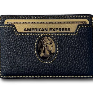 Minimalist Wallet for Men Small Wallets for Women Slim Small Credit Card Holder Gift Box Idea for Him Her Thin American Express Amex Wallet