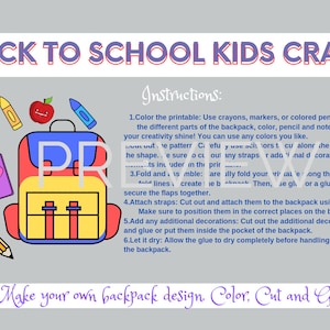 Back to School Kids Craft