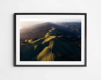 Mt Tamalpais Druck! Marin County Print, Golden State Fotografie, Kalifornien Berg Poster (Digitaler Download)