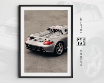 Porsche Carrera Print! Porsche Print, Hypercar Poster, Kultige Auto Kunst, Auto Fotografie Druck (Digitaler Download)