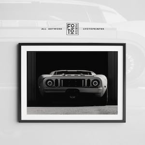 Ford GT Poster! American Muscle Car Art, Iconic Car Print, Car Photohraphy Art (Digital Download)