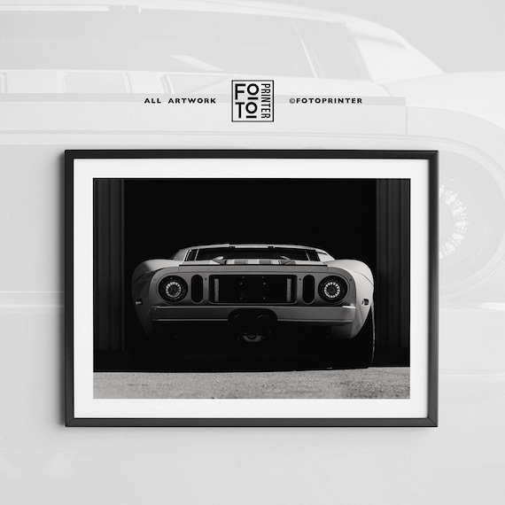 Ford GT Print! Muscle Car Photo, Iconic Car Art, Retro Car Poster, Car Photography Poster (Digital Download)