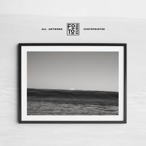 Wave Photograph Printable Poster! B&W Ocean Print, Wave Prints, Ocean Prints, Coastal Prints, Minimalist Wave Art