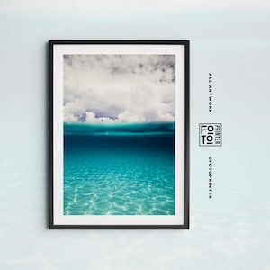 Ocean Print! Underwater Wall Art, Ocean Photography Art, By the Sea Print, Underwater Poster (Digital Download)