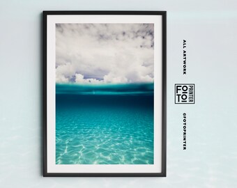 Küsten Druck! Ästhetische Wandkunst, Küsten Fotografie Kunst, am Meer Druck, Meer Poster (Digitaler Download)