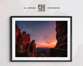 Kathedrale Rocks Druck! Arizona Poster, Red Rocks Art, Sedona Rocks Druck, Western Wall Art (Digitaler Download)
