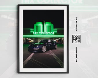 Porsche 911 Druck! Retro Porsche Poster, Kultauto Druck, Auto Fotografie Druck, Automobilkunst (Digitaler Download)