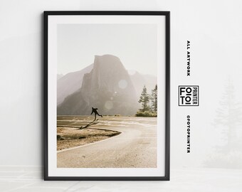 Yosemite Tal Druck! Kalifornien Reise Poster, Nationalparks Kunst, Landschaft Druck (Digitaler Download)